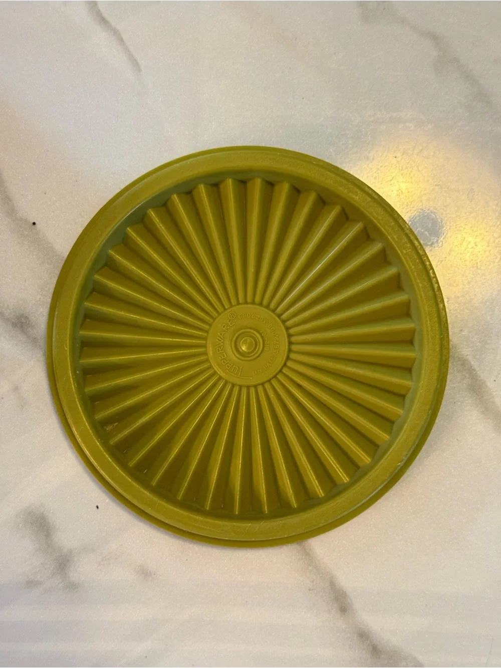 Tupperware Retro Plastic Storage Bowls in Orange, Yellow, Olive